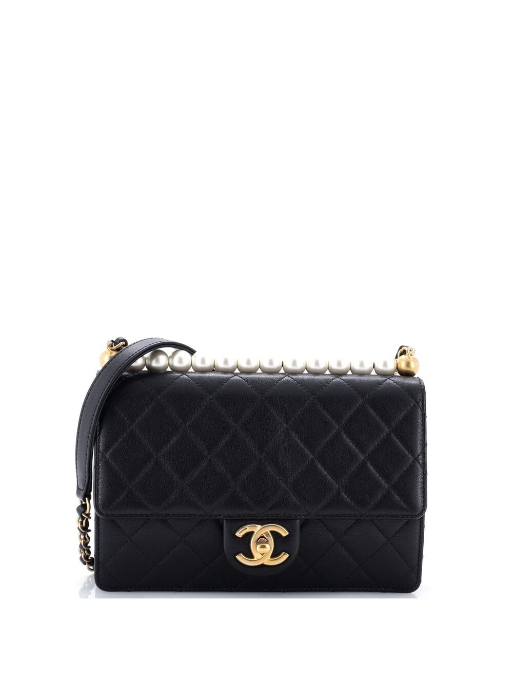 Chanel Chic Pearls Flap Bag Quilted #357212C47B